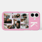 モダン6匹ペットフォトピンク Case-Mate iPhoneケース (裏面 (横))