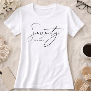 モダン70 ファビュラスな70歳の誕生日パーティー Tシャツ