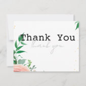 モダン8個のサンキューカード サンキューカード (正面)