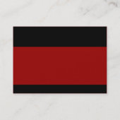 モダン-あずき色 名刺 (裏面)