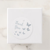 モダン おしゃれ 可愛い ゴールド ホイル 蝶 ありがとう フェイバータグ (箱)