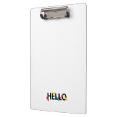 モダン,おもしろい, よくはしゃぐ,カラフルデザイン クリップボード (左)