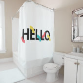 モダン,おもしろい, よくはしゃぐ,カラフルデザイン シャワーカーテン (インサイチュ)