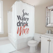 モダン,おもしろい,クリエイティブおもしろい救水ワイン シャワーカーテン (インサイチュ)