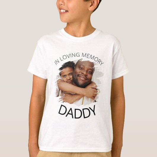 モダン |お子様 |スマッジ写真記念 Tシャツ (正面)