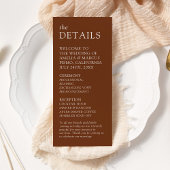 モダン&お洒落タイポグラフィ結婚式 プログラム