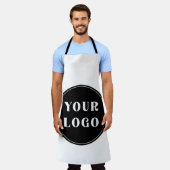 モダン、お洒落、スタイリッシュ、カスタマイズ可能 エプロン (着用した状態)