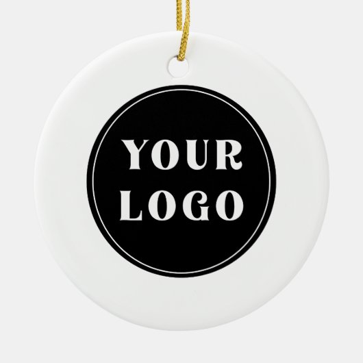 モダン、お洒落、スタイリッシュ、カスタマイズ可能 セラミックオーナメント (正面)