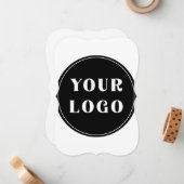 モダン、お洒落、スタイリッシュ、カスタマイズ可能 ノートカード (正面/裏面インサイチュ)