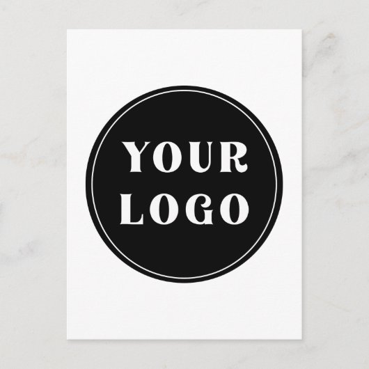 モダン、お洒落、スタイリッシュ、カスタマイズ可能 ポストカード (正面)