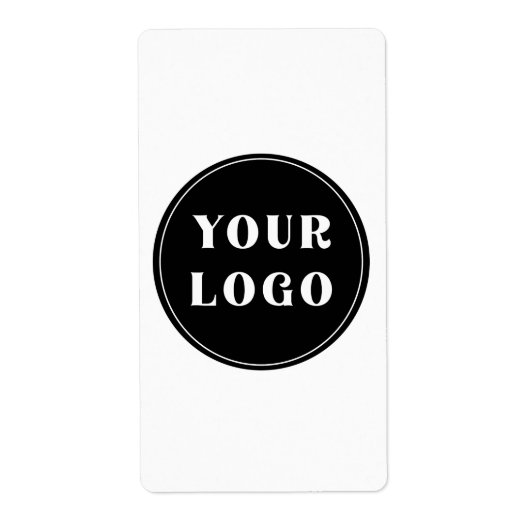モダン、お洒落、スタイリッシュ、カスタマイズ可能 ラベル (正面)