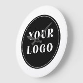 モダン、お洒落、スタイリッシュ、カスタマイズ可能 ラージ壁時計 (傾斜)