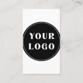 モダン、お洒落、スタイリッシュ、カスタマイズ可能 予約カード (正面)