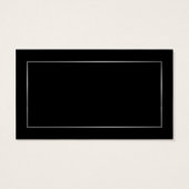 モダン&お洒落、ブラック&シルバー、無料ドリンクチケット (裏面)