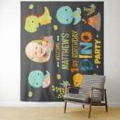 モダン かわいい 恐竜 子供の誕生日パーティー タペストリー (インサイチュ)