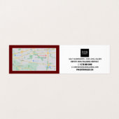 モダン、はっきりしたドッグウォーカーサービスの詳細 名刺 (内部フラット)