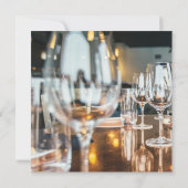 モダン、はっきりしたバーカップルのシャワーをストック 招待状 (裏面)