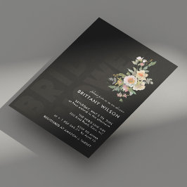 モダン&はっきりしたブライダルシャワー招待状 招待状