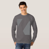 モダン,はっきりした,シンプルトレンディー,都市幾何学芸術 Tシャツ (正面フル)