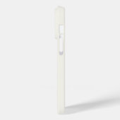 モダン アイボリー ゴールド スクリプト モノグラム Case-Mate iPhoneケース (裏面 / 左)