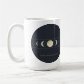 モダン・アストロジー - 火星、金星、木星、土星D コーヒーマグカップ (左)