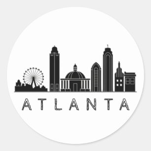 モダン アトランタ ジョージア州 スタイリッシュ 空中景観 ラウンドシール