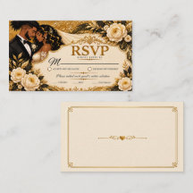 モダン・アニメ結婚式RSVP