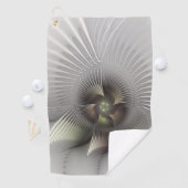 モダン・アブストラクト3Dフラクタルアート ゴルフタオル (インサイチュ)