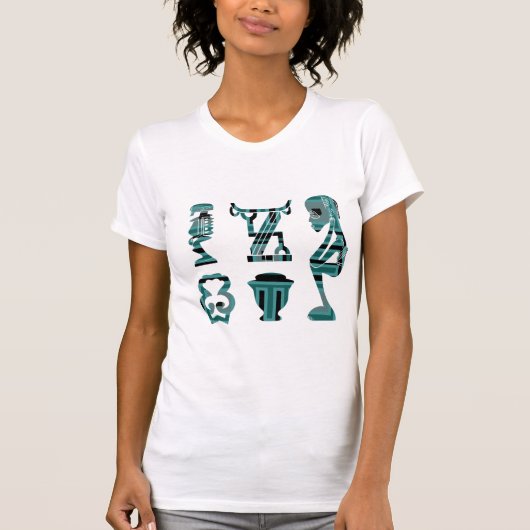 モダン・アブストラクト・アフリカンアート Tシャツ (正面)