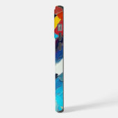 モダン・アブストラクト・アート iPhoneケース (左側面)