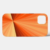 モダン アブストラクト オレンジ 赤 バニラ グラフィック フラクタル Case-Mate iPhoneケース (裏面 (横))