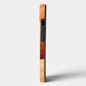 モダン アブストラクト オレンジ 赤 バニラ グラフィック フラクタル Case-Mate iPhoneケース (裏面 / 左)