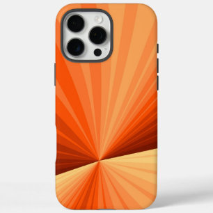 モダン アブストラクト オレンジ 赤 バニラ グラフィック フラクタル iPhone 16 PRO MAXケース