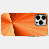 モダン アブストラクト オレンジ 赤 バニラ グラフィック フラクタル Case-Mate iPhoneケース (裏面 (横))