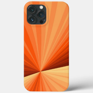 モダン アブストラクト オレンジ 赤 バニラ グラフィック フラクタル iPhone 13 PRO MAXケース