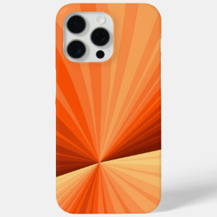 モダン アブストラクト オレンジ 赤 バニラ グラフィック フラクタル iPhone 15 PRO MAXケース