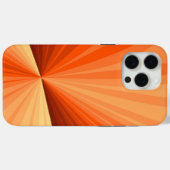 モダン アブストラクト オレンジ 赤 バニラ グラフィック フラクタル Case-Mate iPhoneケース (裏面 (横))