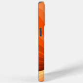 モダン アブストラクト オレンジ 赤 バニラ グラフィック フラクタル Case-Mate iPhoneケース (裏面 / 右)