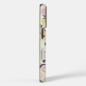モダン アブストラクト ガーリー フラワー 名前入り Case-Mate iPhoneケース (裏面 / 右)