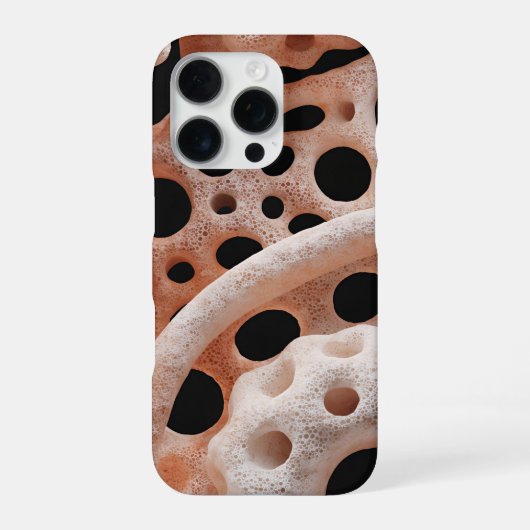 モダン アブストラクト テラコッタ iPhone ケース (裏面)