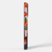 モダン・アブストラクト・フラワーズ 名前入り Case-Mate iPhoneケース (裏面 / 右)
