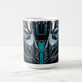 モダン・アブストラクト・プロフィール コーヒーマグカップ