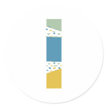 モダン アブストラクト レター L モノグラム パーソナライズド