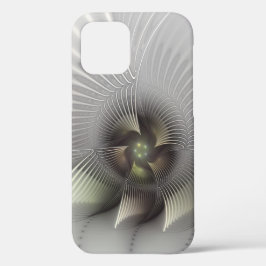 モダン・アブストラクト・3D・フラクタルアート iPhone 12ケース