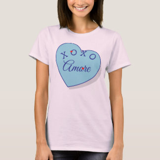 モダン アモーレ XOXO バレンタインデーファッションTシャツ Tシャツ