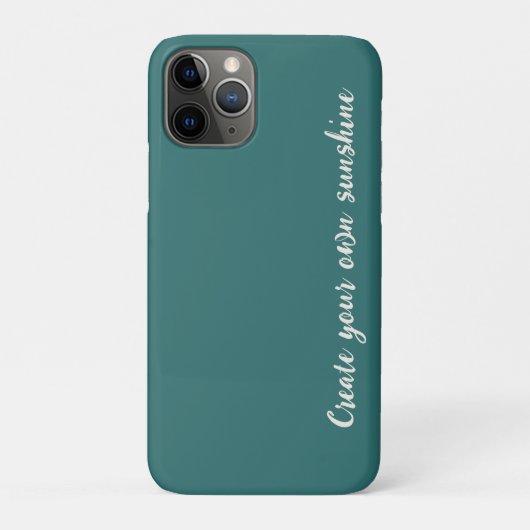 モダン アレキサンドライト ティール 幾何学モノグラム Case-Mate iPhoneケース (裏)