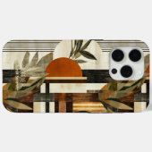 モダン・アースィーボタニカル - 抽象的ミニマリスト Case-Mate iPhoneケース (裏面 (横))