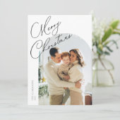 モダン アーチ スクリプト メリー クリスマス (スタンド正面)