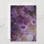 モダン アーチ フラワー ブライダル シャワー 招待状 (裏面)