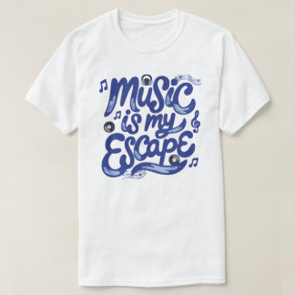 モダン・アーティスティック・グラフィックデザイン - ミュージック Tシャツ